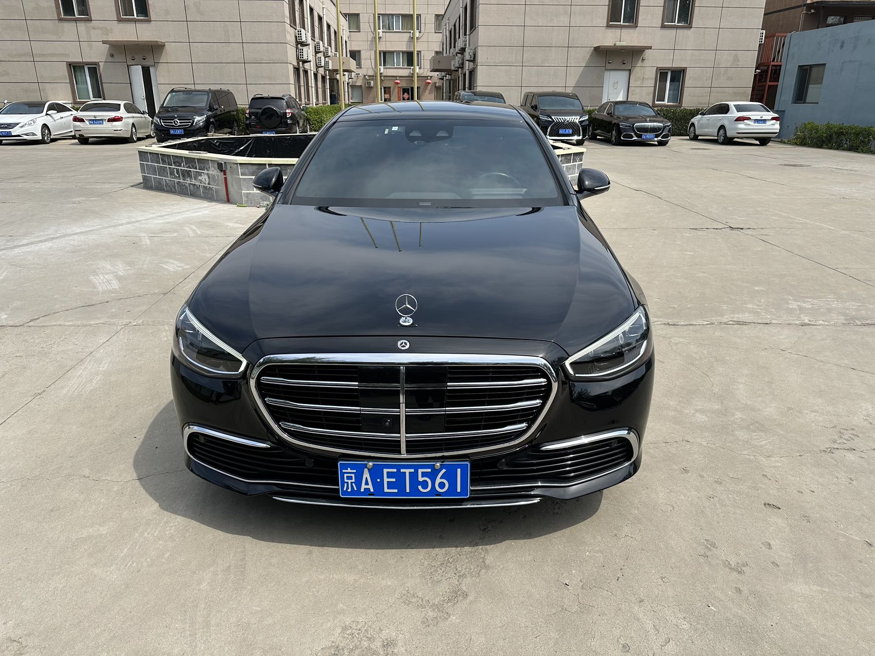 Luxury VIP car front view
